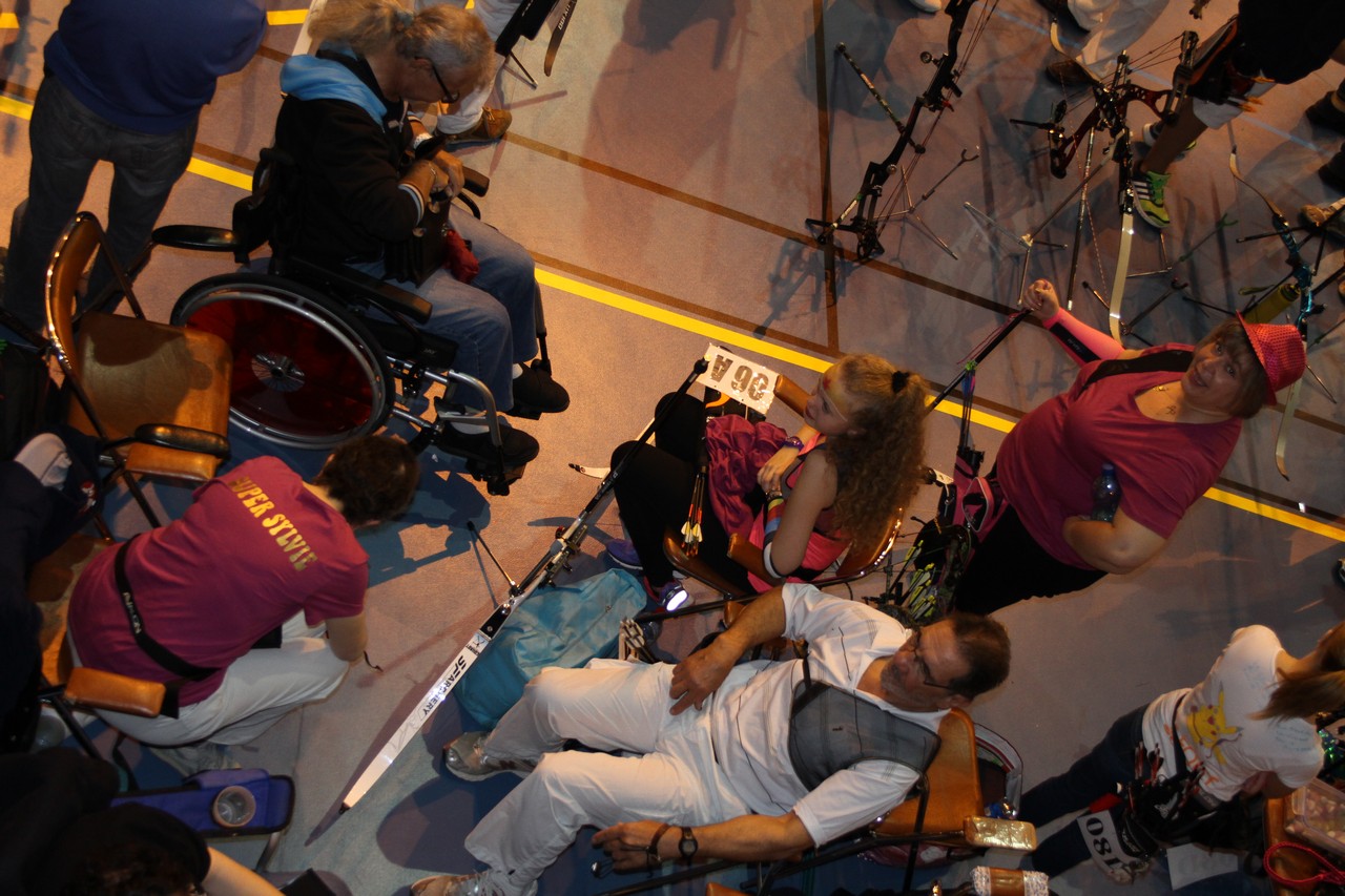Les archers de la savoureuse au 24H internationales de Belfort 2015.